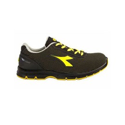 SCARPE RUN ATOM NERO/GIALLO...