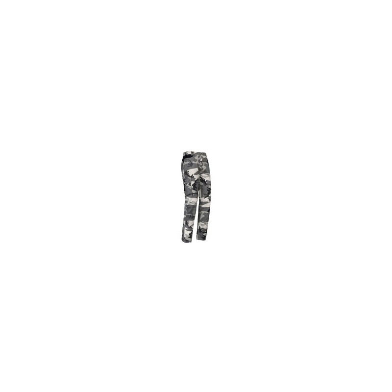 PANTALONE COTONE INVERNO GRIGIO S MIMETICO ISSA