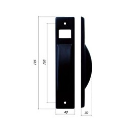 PLACCA INTERASSE 165 FERRO...