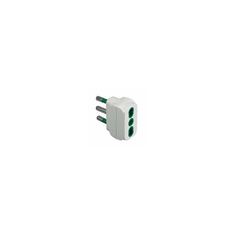 ADATTATORE 10/16A+T BIANCO 82110 FME