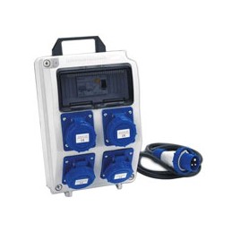 QUADRO 4x2PT CEE 16A IP55 m...