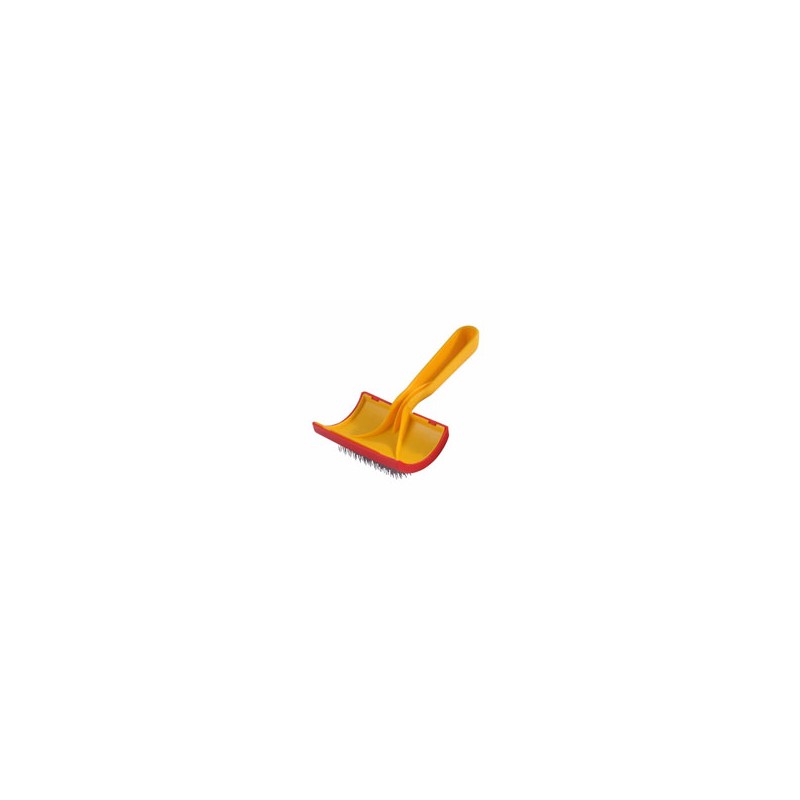 SPAZZOLA CANI PLASTICA cm 10x6 FARM