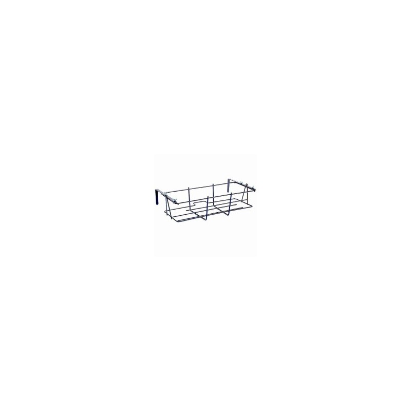 PORTAVASO BALCONE REGOLABILE NERO cm 50 MILLE