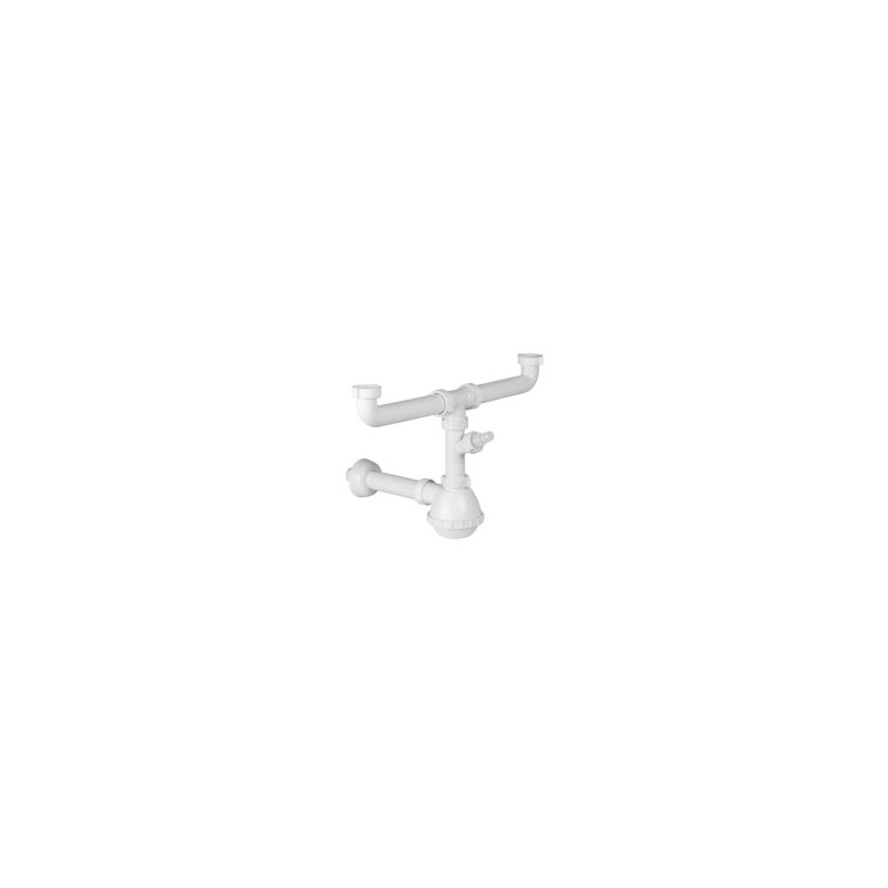 SIFONE LAVELLI PERA 2 VIE PP BIANCO 2FW