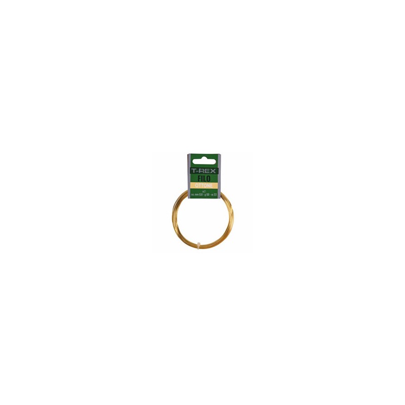 FILO OTTONE mm 0,80 g 50 m 12           TREX 01228