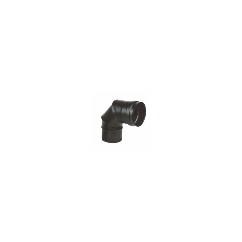 GOMITO INOX 90^  8           NERO PELLET 300 MARAL