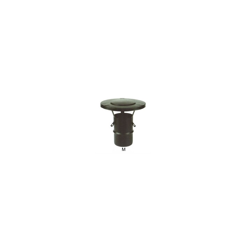 TERMINALE PARAPIOGGIA INX 8 NERO PELLET 300 MARAL