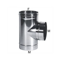 GOMITO T INOX  8 LATERALE M...