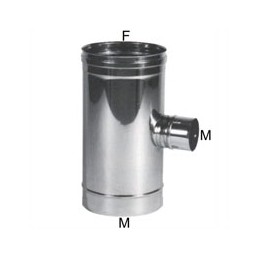 GOMITO T INOX 12 LATERALE 8...