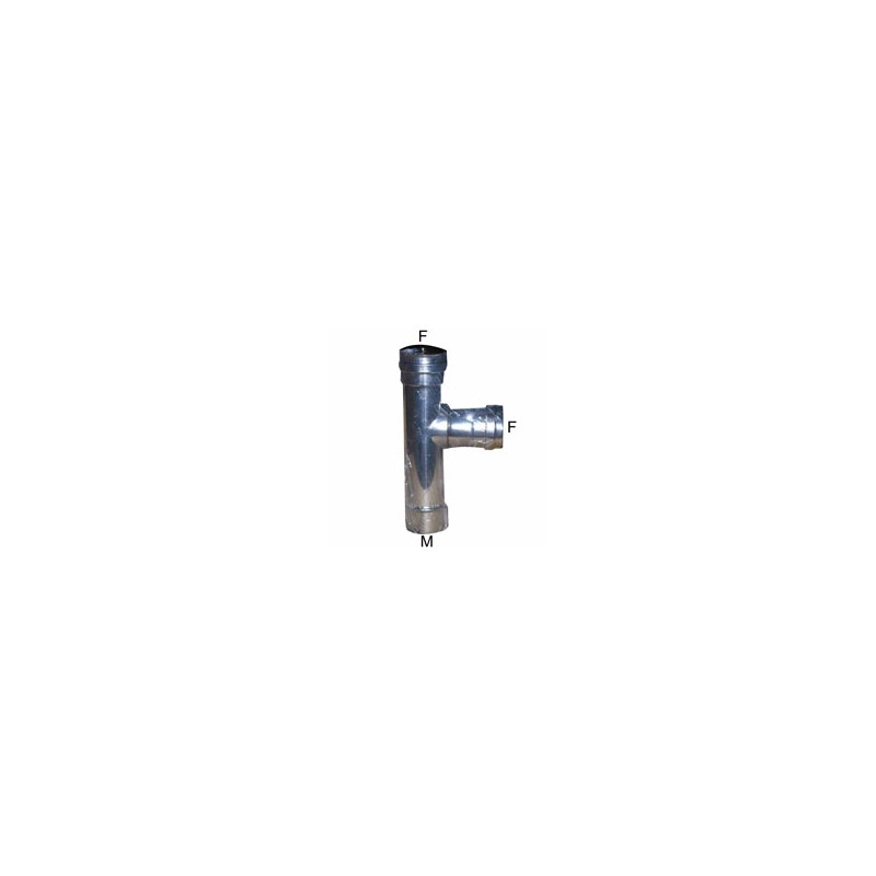 GOMITO T INOX 8 LATERALE F ALA
