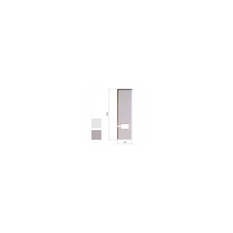 PLACCA ABS GRIGIO