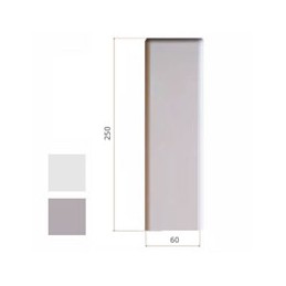 PLACCA ABS CIECA BIANCO