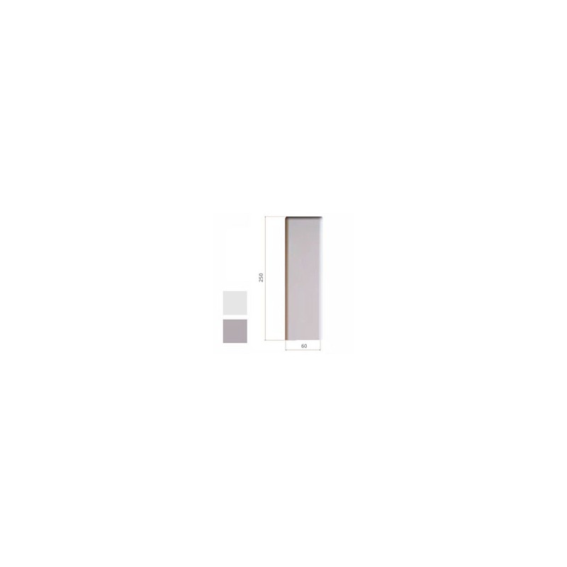 PLACCA ABS CIECA BIANCO