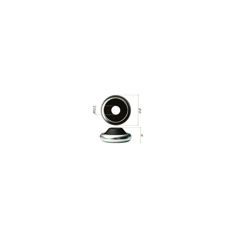 CUSCINETTO A SFERA TONDO BUSSOLA NYLON mm 40