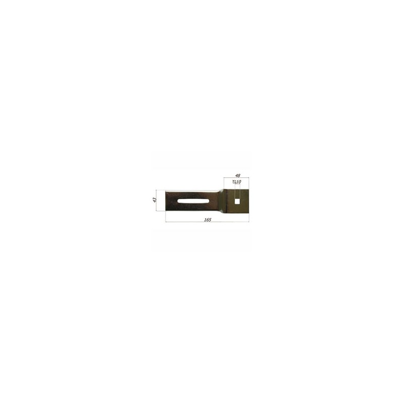 SUPPORTO MOTORE ELETTRICO AVVOLGIBILI mm 165x43