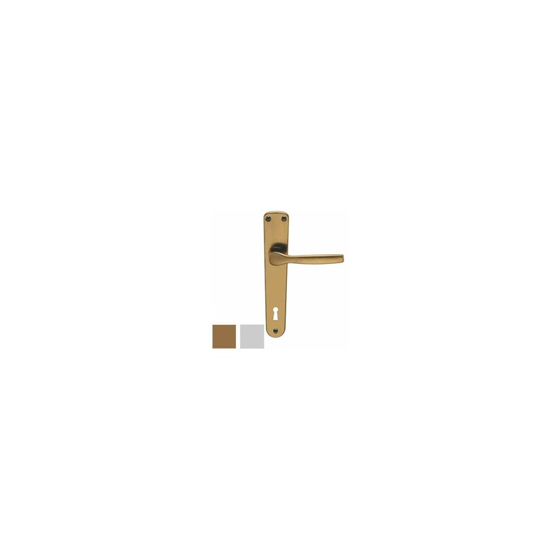 MANIGLIA GINEVRA ALL ARG PLACCA 8x90 BRIALMA