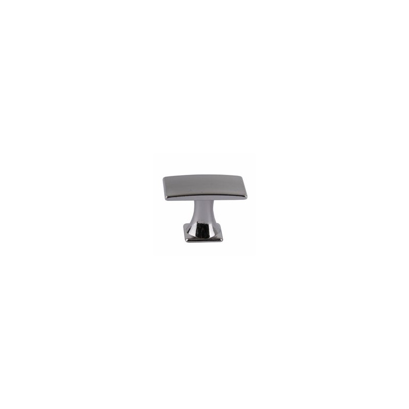 POMOLO RETTANGOLARE ZAMA NICKEL SATINATO mm 18x30
