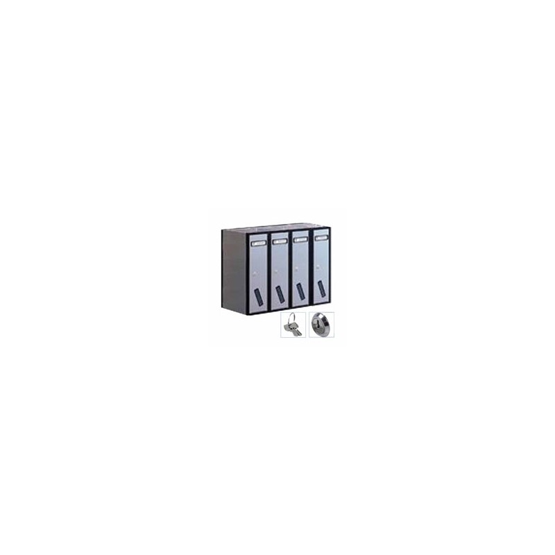 CASELLARIO VERT 4P ALL SILVER 31-504 SILMEC