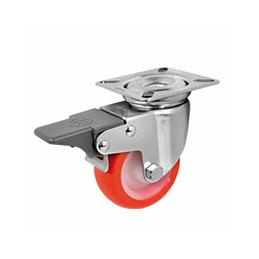 RUOTA POLIURETANO PG+F...