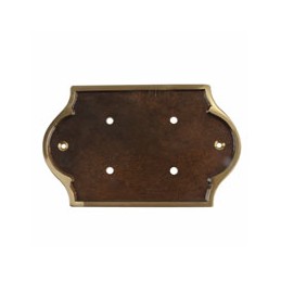 PLACCA PORTANUMERI OTTONE...