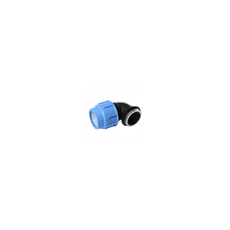 GOMITO PRESSIONE POLIPROPILENE F 1"1/4 mm 40