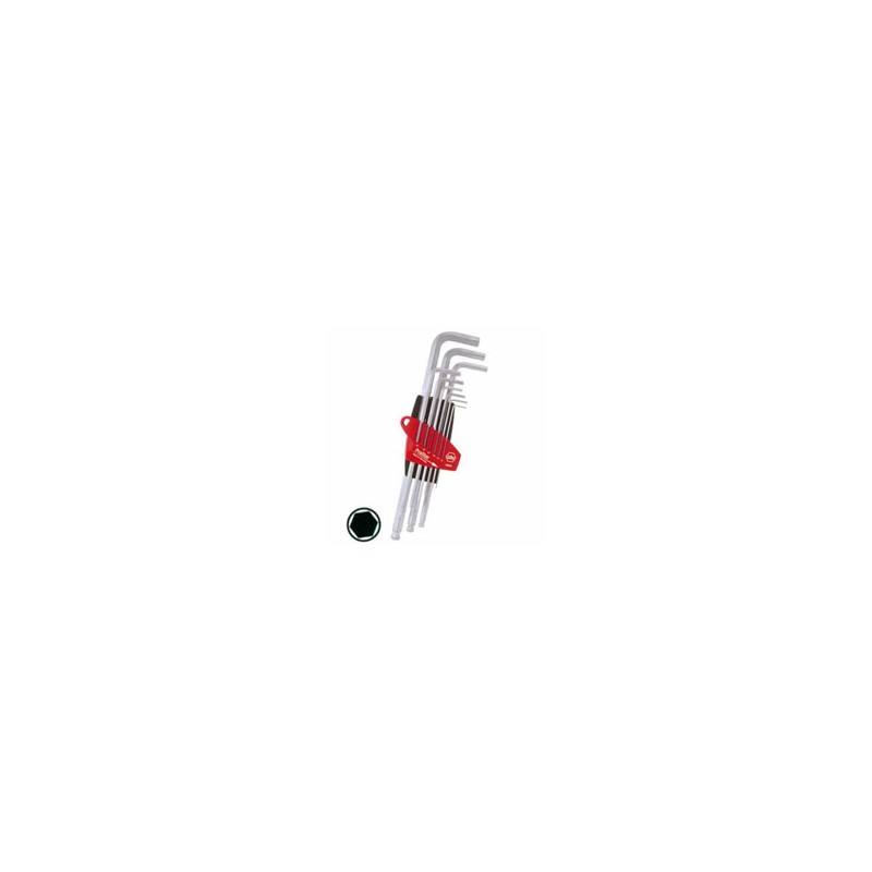 CHIAVI BRUGOLA 1,5/10 Pz 9 LUNGHE CR 369SBS9 WIHA