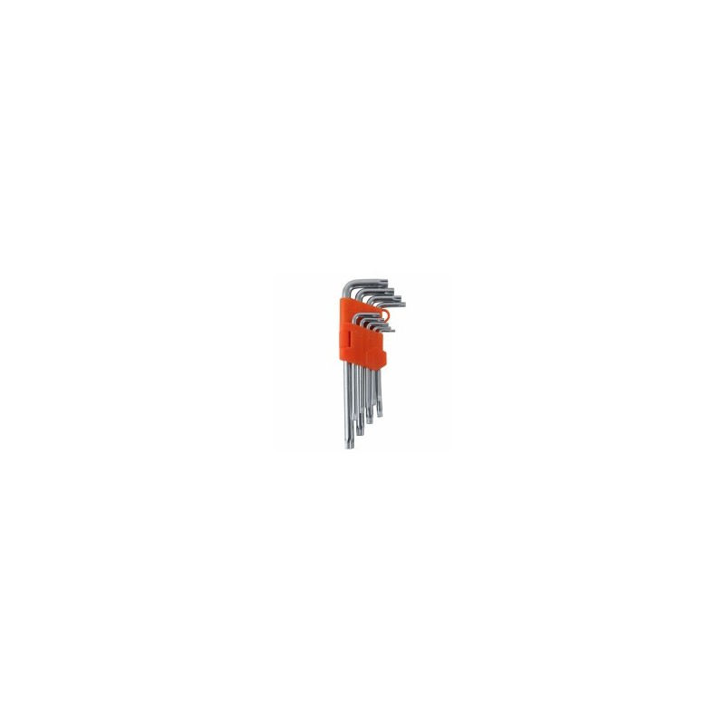 CHIAVI TORX T10/50 Pz 9 C/FORO CV MEDIE ALTE 04146