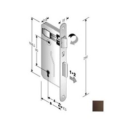 SERRATURA PATENT mm 8x90...