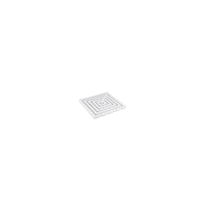 PEDANA DOCCIA PLAST.BIANCA cm 60x60 4325P2 GIGANPL