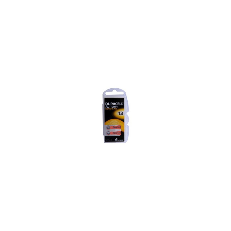 PILA BOTTONE HEARING AID Pz 6 DA13 DURACELL
