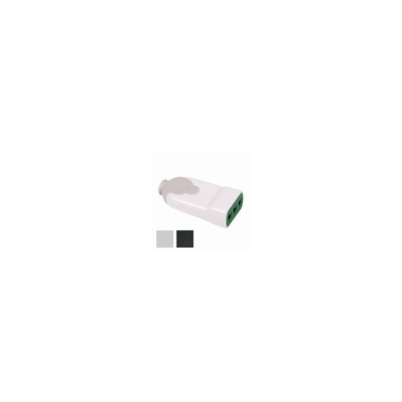 PRESA DIRITTA 10A+T NERA                 81011 FME
