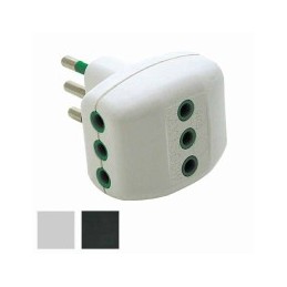 ADATTATORE TRIPLO 10A+T...