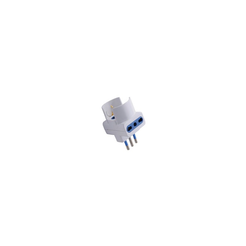 ADATTATORE TRIPLO 16A+T SK BIANCO    SYNTESY 00356