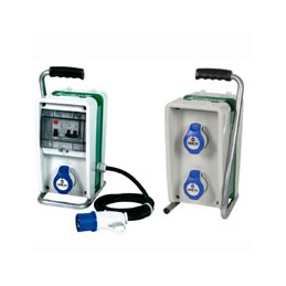 QUADRO 3x2PT CEE 16A IP44 m...